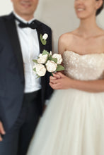 Krem - Gelin Çiçeği & Damat Yaka Çiçeği