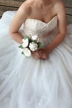 Krem - Gelin Çiçeği & Damat Yaka Çiçeği