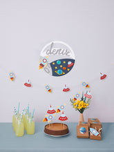 Uzayaaa - El Yapımı Kağıt Magnet Hediyelik - 50'li Set