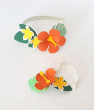 Aloha - Handmade Paper Flower Mother and Baby Crown