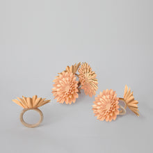 Winter Sun - Paper Flower Napkin Ring Set of 6