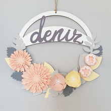 Marshmallow - Handmade Paper Flower Door Decoration