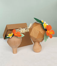 Aloha - Handmade Paper Flower Mother and Baby Crown