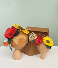 Ayşegül - Handmade Paper Flower Mother and Baby Crown