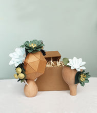 Lemon - Handmade Paper Flower Mother and Baby Crown