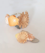 Marshmallow - Handmade Paper Flower Mother and Baby Crown